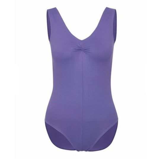 Freed Faith RAD Meryl Sleeveless Ruched Front Leotard - Lavender