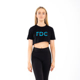 Fleet Dance Company Kids Raw Hem Crop Tee T-Shirt