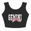 Gemini CHEER Racer Back Crop Top