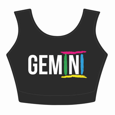 Gemini Racer Back Crop Top