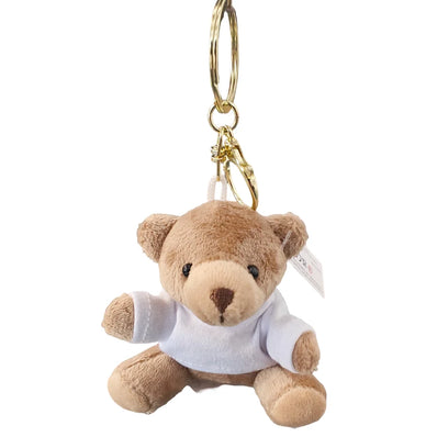 Brandable Bear Keyring - Brown