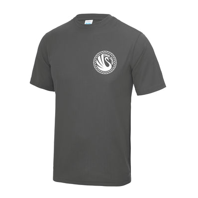 Swan Samba Adult Charcoal Cool T-Shirt