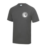 Swan Samba Adult Charcoal Cool T-Shirt