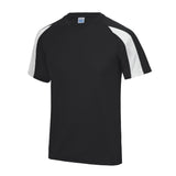 Adult Contrast Cool Tee - Black/White