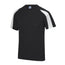 Adult Contrast Cool Tee - Black/White