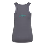 Elevation Dance Studios Charcoal Ladies Cool Vest