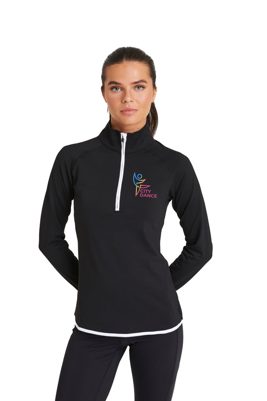City Dance Girlie Cool 1/2 Zip Sweatshirt