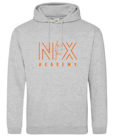NIX Academy Heather Grey Adult Hoodie