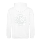 Swan Samba WhiteOnWhite Adult Hoodie