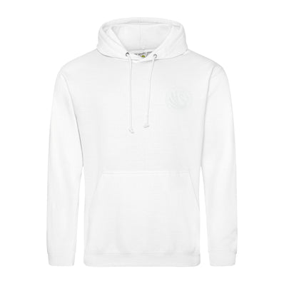 Swan Samba WhiteOnWhite Adult Hoodie