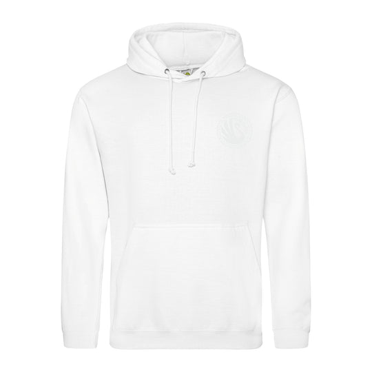 Swan Samba WhiteOnWhite Adult Hoodie