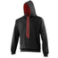 Adults Varsity Hoodie - Black/Red