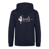 Red's Dance Academy French Navy Adult Hoodie