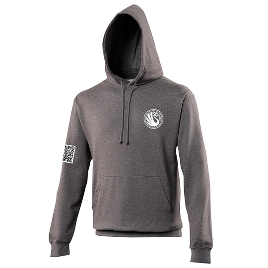 Swan Samba Adult Charcoal Hoodie