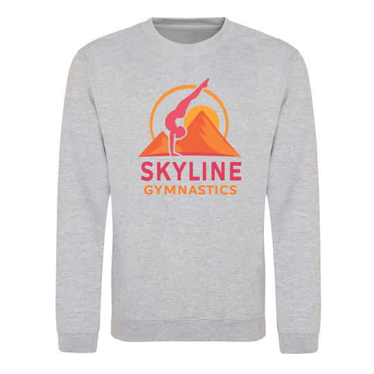 Skyline Gymnastics Adults Class Design Heather Sweatshirt