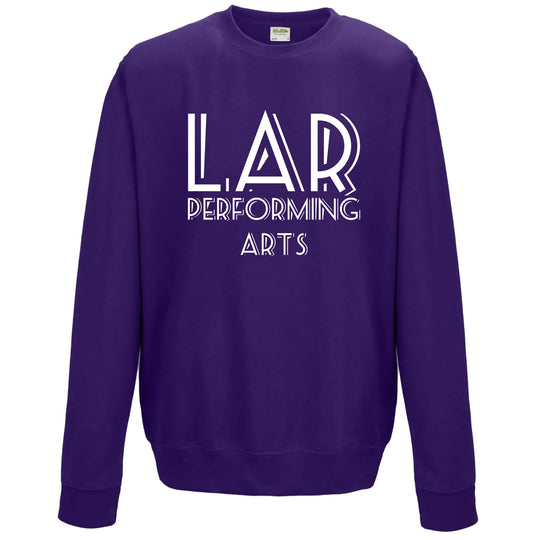 LAR Performing Arts Purple Adults Sweatshirt