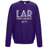 LAR Performing Arts Purple Adults Sweatshirt