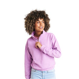 Crop 3/4 Zip Sweatshirt