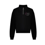 Dance Stars Crop 3/4 Zip Sweatshirt