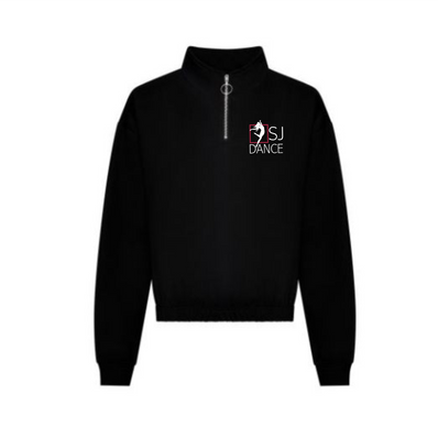 SJ Dance Crop 3/4 Zip Sweatshirt