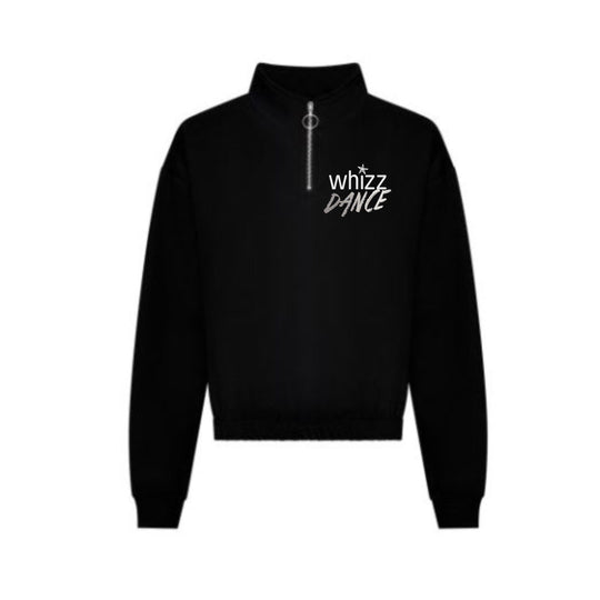 Whizz Dance Crop 3/4 Zip Sweatshirt