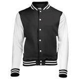 Adults Varsity Jacket - Black/White