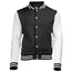 Adults Varsity Jacket - Black/White