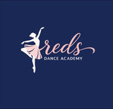 Red's Dance Academy Oxford Navy/White Adult Varsity Jacket