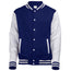 Adults Varsity Jacket - Oxford Navy/Heather