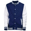 Adults Varsity Jacket - Oxford Navy/White