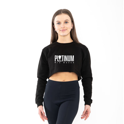 Platinum Pro Dance Kids Raw Cropped Sweatshirt