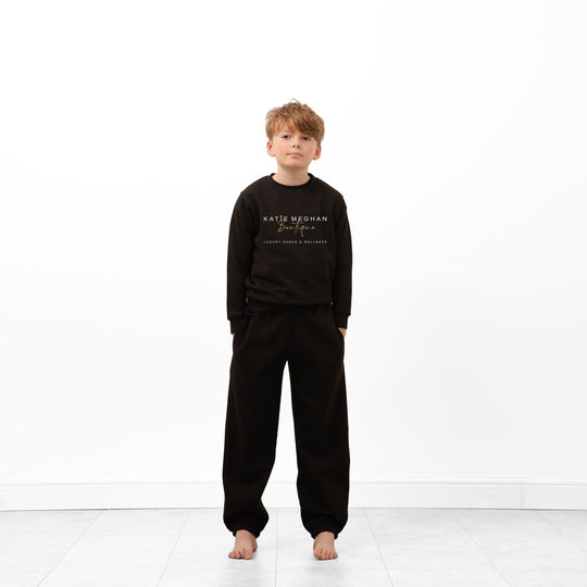Katie Meghan Boutique Boys Black Sweatshirt