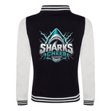 Shark Cheer Academy Kids Varsity Jacket