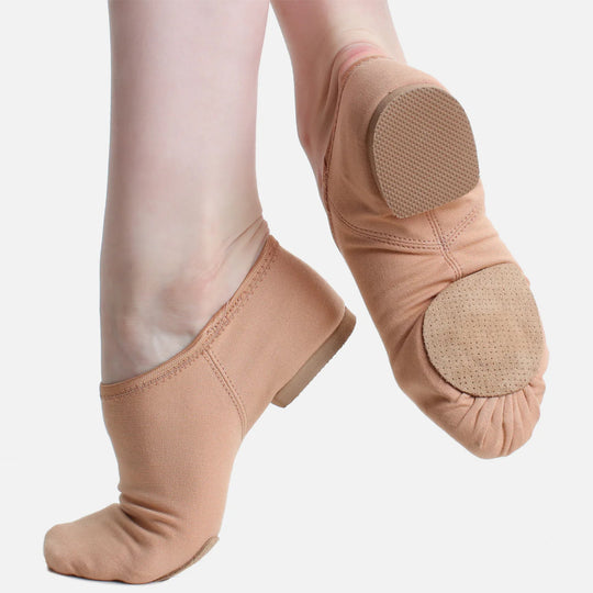 SoDanca Stretch Jazz Shoe - Tan