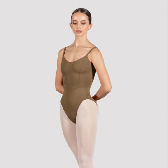 Bloch Ruby Adult Camisole Leotard Almond