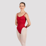 Bloch Ruby Adult Camisole Leotard Red