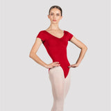 Bloch Penny Adult Cap Sleeve Leotard Red