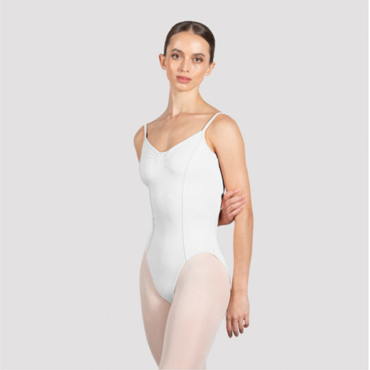 Katie Meghan Boutique KM Dancers White Camisole Leotard