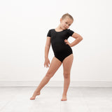 Class Cap Sleeve Leotard - Black