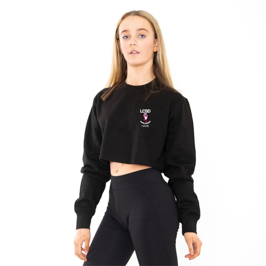 LCSD Adult Raw Cropped Sweatshirt