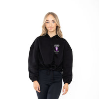 LCSD Ladies Cropped Over Sized Hoodie