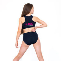 LCSD Racer Back Crop Top