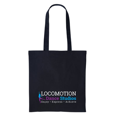 Locomotion Dance Studios Purple & Blue Canvas Shopper