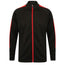 Kids Knitted Tracksuit Top - Black/Red