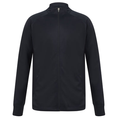 Adults Knitted Tracksuit Top - Navy