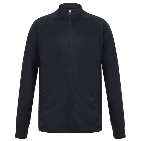 Adults Knitted Tracksuit Top - Navy