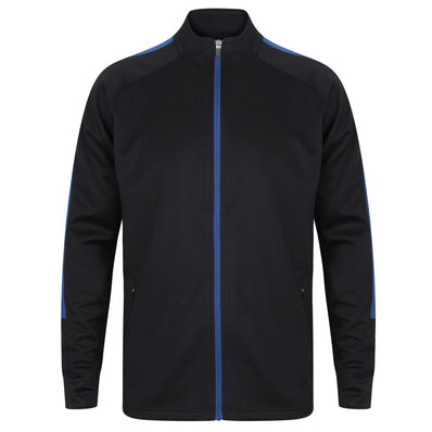 Kids Knitted Tracksuit Top - Navy/Royal