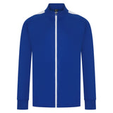 Kids Knitted Tracksuit Top - Royal/White