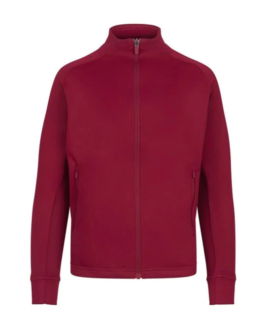 Kids Knitted Tracksuit Top - Burgundy