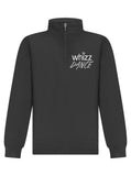 Whizz Dance Kids Black 1/4 Zip Tracksuit Top